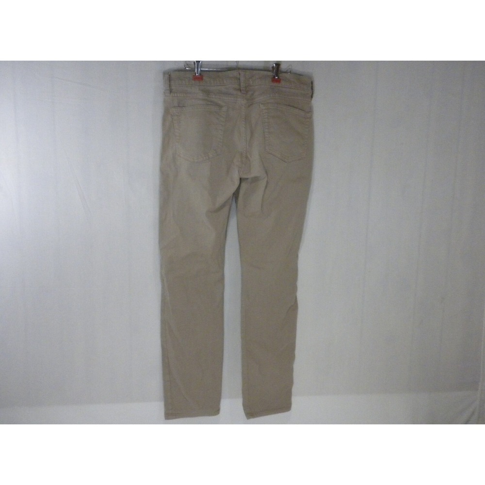 J Crew Pants Mens 34x34 Beige 484 Stretch Chino Slim Fit Tapered Leg Jeans - Picture 2 of 14